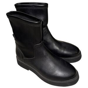 Coach And Four Leather Kaity Bootie Black Size 7.5